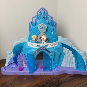 Fisher Price Little People Disney Frozen Elsa’s Ice Palace GGV29 Lights Sounds